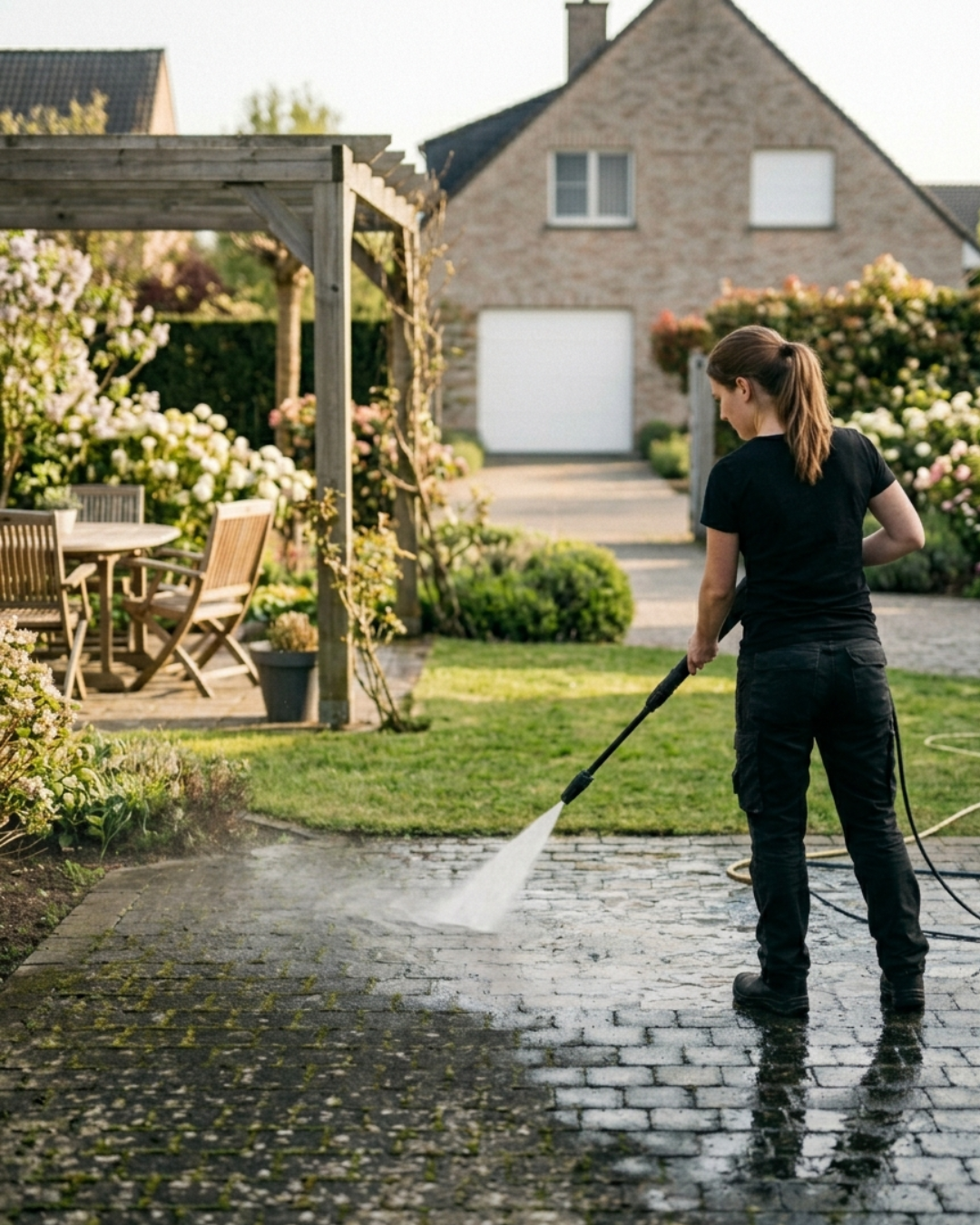 schoonmaken terrassen